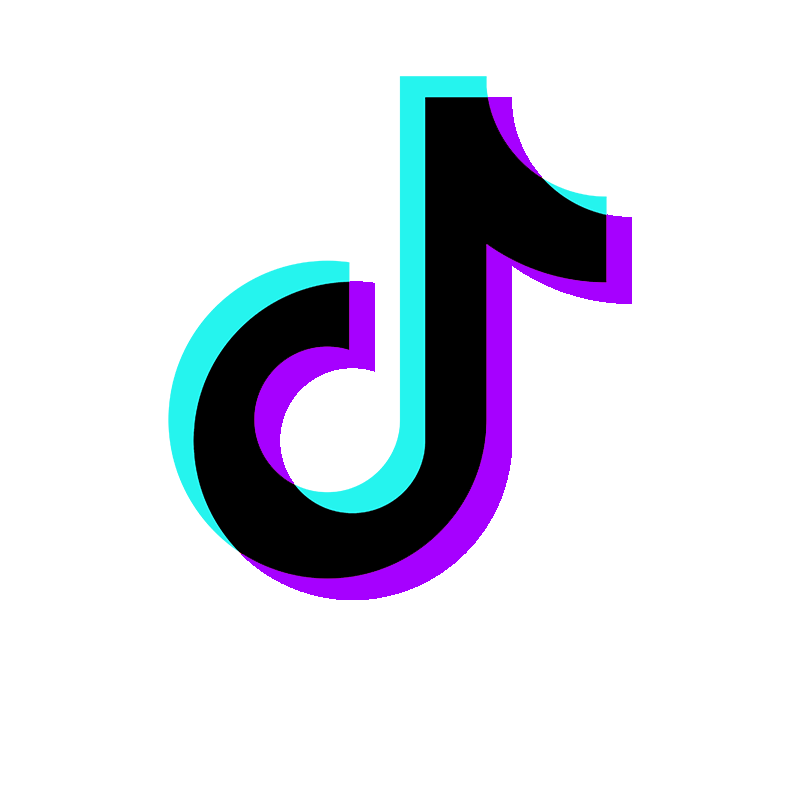 purple tiktok logo